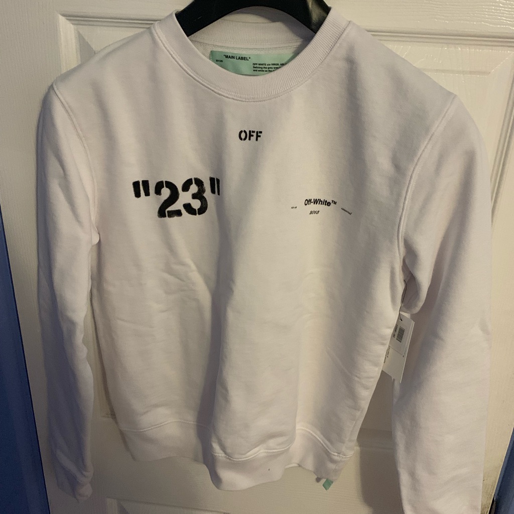 Brand New With Tags Off White Sweatshirt